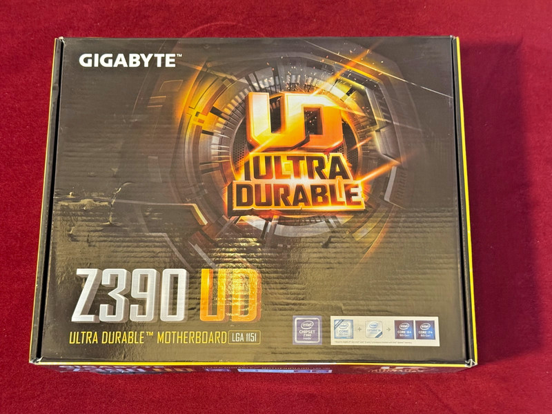 NEW GIGABYTE Z390 UD Motherboard LGA 1151 Intel Z390 4×DDR4 ATX HDMI M.2 Core