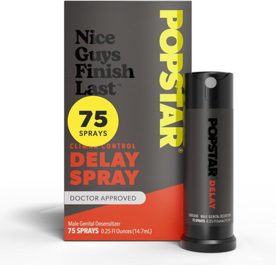 Popstar Labs Delay Spray for Men - Doctor Recommended Formula Male Desensitizing