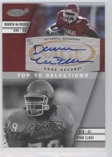 2008 SAGE Squared Auto Darren McFadden Ryan Clady #A-7A Auto 0q6