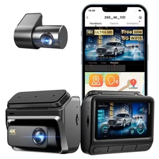 DDPAI Dash Cam Front and Rear, 4K + 1080P Dash Camera for Cars, Rea... Fast Ship