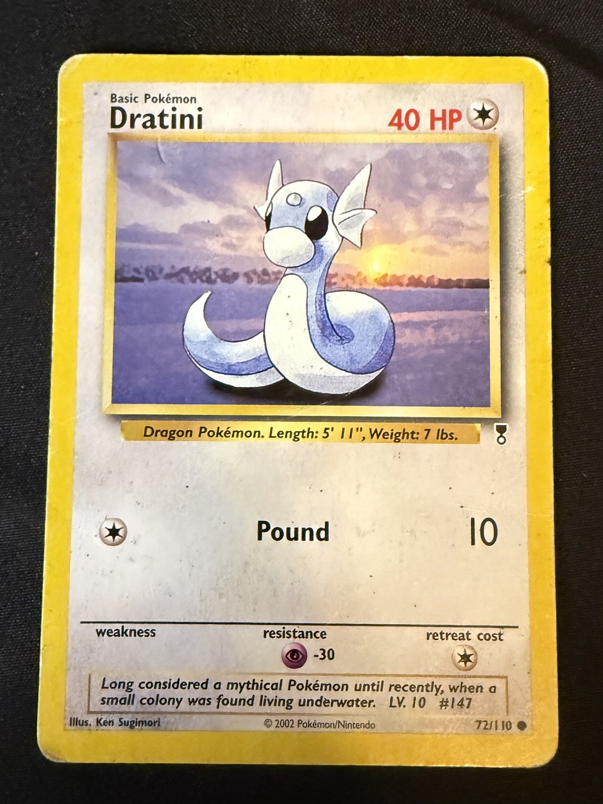 Pokemon TCG Dratini 72/110 Common Legendary Collection Regular NM/MT Vintage Vtg