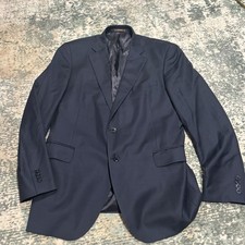 Peter Millar 100 wool 46T 2 Button Dark Blue Men s Blazer EUC