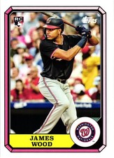 2025 Topps Archives #87BB-3 James Wood 1987 Topps Boardwalk and Baseball