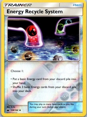 Energy Recycle System 128/168 Uncommon SM - Celestial Storm 2018 LP