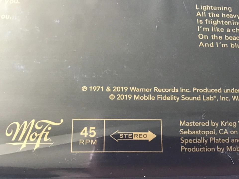 MFSL T-REX Mobile Fidelity ELECTRIC WARRIOR Sealed Original Master Recording OMR - Image 3 of 4