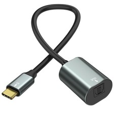 USB Type-C to SPDIF Optical Audio Cable Type C Male to TOSLINK Female PCM Ste...