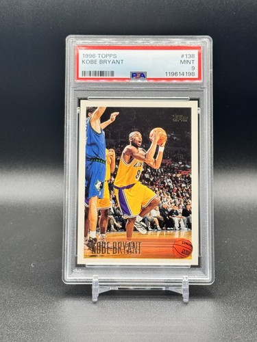 1996-97 Topps - Kobe Bryant #138 (RC) Rookie PSA 9