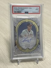 2024 Topps Transcendent TCA-CJ Chipper Jones Auto Autograph /25 Braves PSA 9