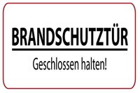 Holzschild 20X30 Cm BrandschutztüR Deko Geschenk Schild
