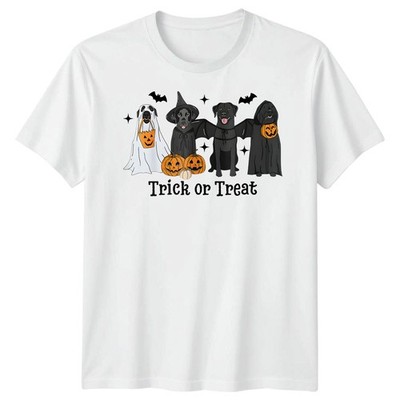 Halloween T-Shirt Labrador Retriever Geist Hunde gruselig Geschenk lustig Männer Frauen Tee