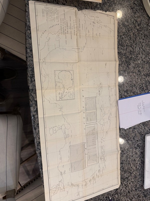 1867 to 1887 Map of Dredgings by US Coast Guard 36by1.5