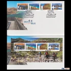 2015 Great Australian Walks Set of 2 First Day Covers (FDC)