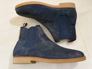 Reserved Footwear Men RF1014 Navy Blue Faux Suede Chelsea Boots Size 11 Hybrid Navy Blue Mens Chelsea Boots | eBay main image 3