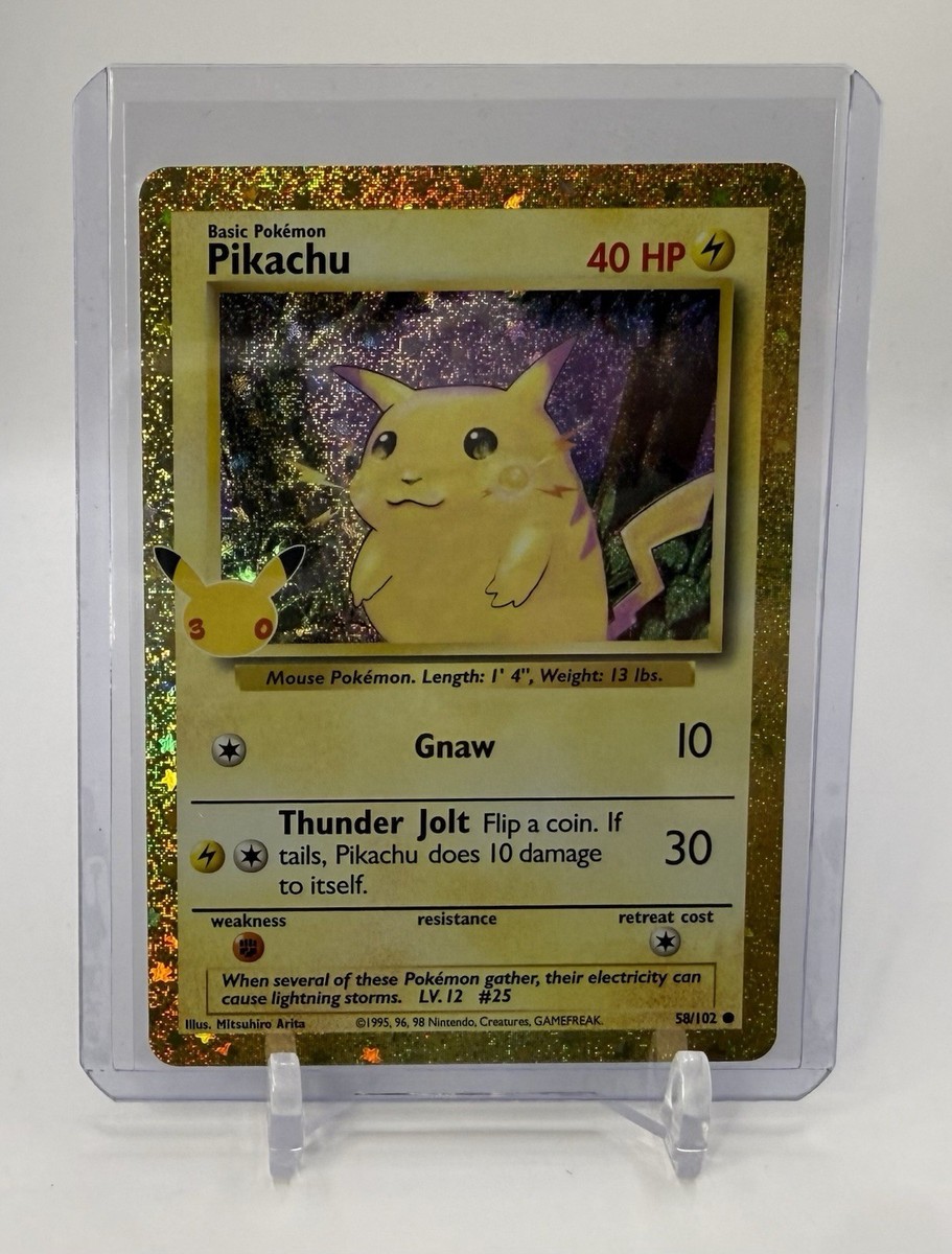 ☆*☆様 Pikachu 58/102 Pikachu 58/102 30th Anniversary Classic Collection Holo English | eBay