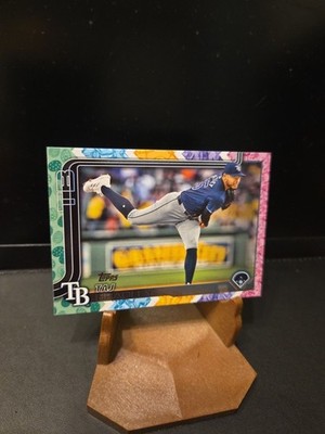 Taj Bradley Easter Holiday Variation 2025 Topps Series 1 #183 Tampa Bay Rays