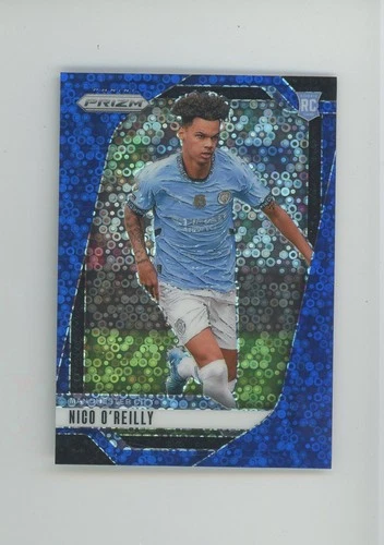 2024-25 Panini Blue Breakaway Prizm PL Soccer #16 Nico O'Reilly RC Rookie 90/99