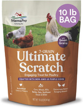 7-Grain Ultimate Chicken Scratch Non-GMO Natural Multigrain Blend 10 lb Bag