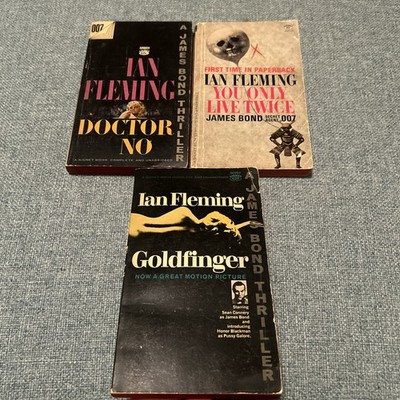 James Bond Vintage Signet Ian Fleming You Only Live Twice Doctor No Goldfinger