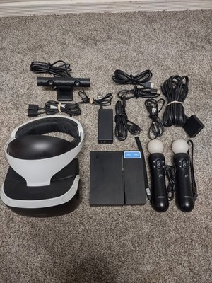 SONY PS4 PLAYSTATION VR HEADSET CUH-ZVR1  - CLEANED & TESTED 