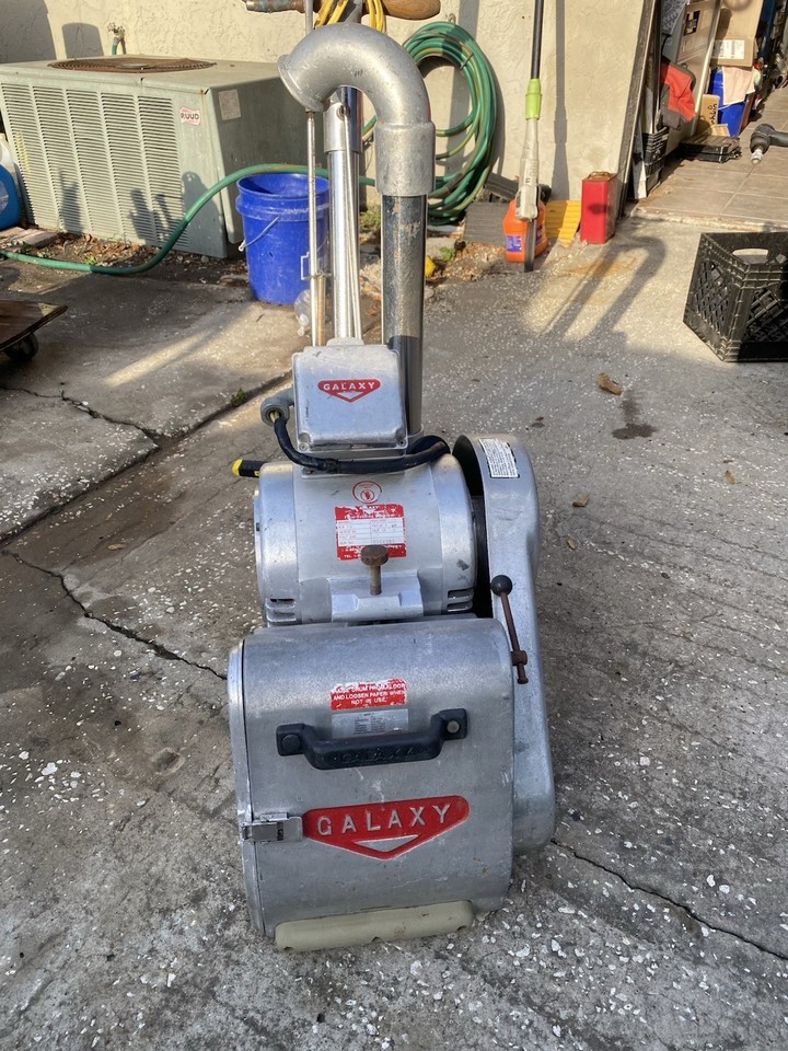 Super Galaxy Omega 8” floor sanding machine Belt Sander Used Works ...
