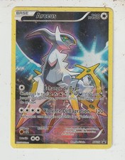 x1 carte Arceus (XYPR 116) PROMO HOLO POKEMON  FRANCAIS GOOD/POOR XY Black Star