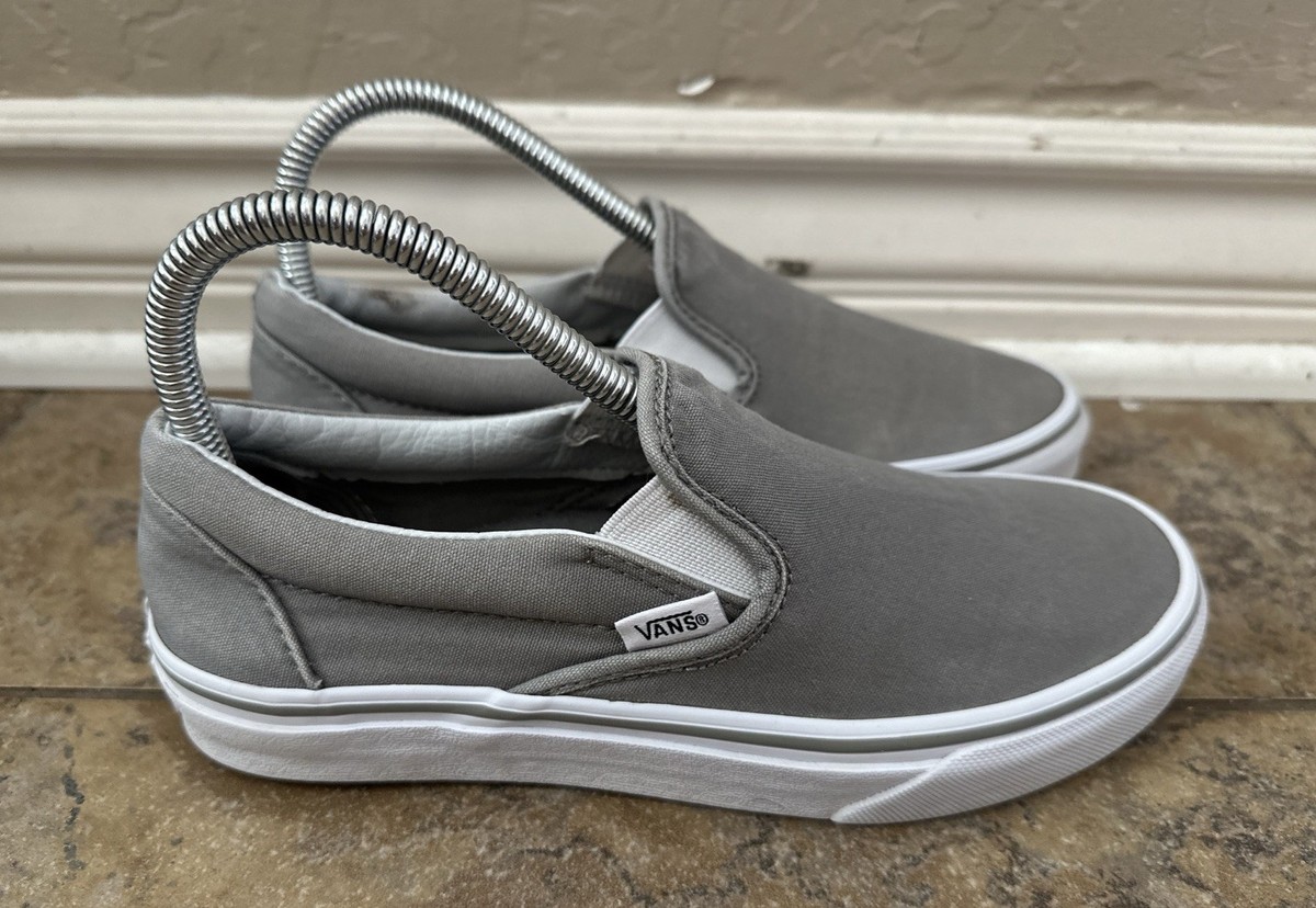 Vans slip ons. Grey. Mens 5.5 womens 7.0 Vans | Classic Slip-On Charcoal Classics Shoe main image 4