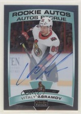 2019-20 O-Pee-Chee Platinum Rookie Autos Vitalii Abramov Vitaly #R-VA Auto 4cf