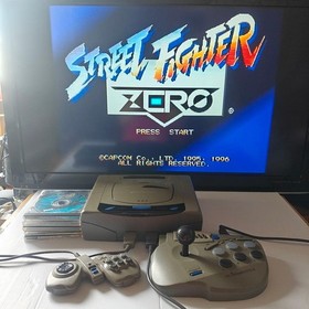 Sega Saturn console ready to play set with 6 luxurious games