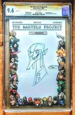 The Marvels Project 1 Variant 10/09 CGC 9.6 SS 1/1 Signed Green Goblin Sketch