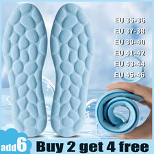 Memory Foam Orthopaedic Massage Insoles For Shoes Women Men Sports 5D Insoles