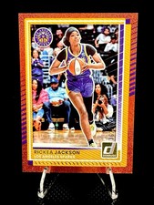 Rickea Jackson Red Shimmer /399 2025 Panini Donruss WNBA #49 Los Angeles Sparks