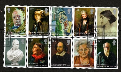 GB 2006 - National Portrate Gallery - Set as Block of 10 - Very Fine Used