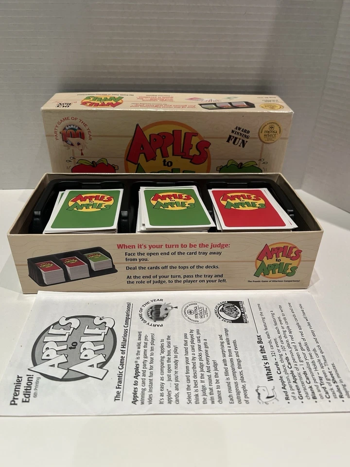 APPLES to APPLES Card Game 2000 Edition-Complete-Used Very Good Condition - Image 3 of 3