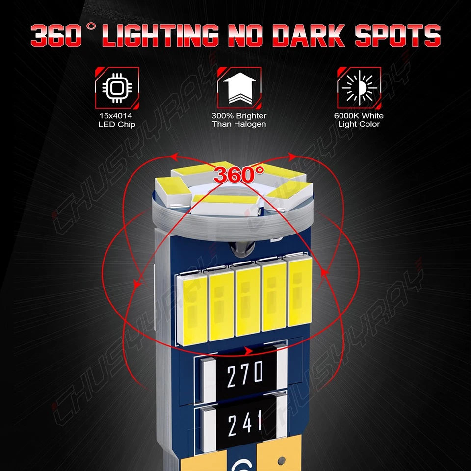 KIT DE LUCES LED SMD blancas calibre tablero se adapta a 92-96 Lexus SC300 SC400 1ª generación Foto 2 de 4