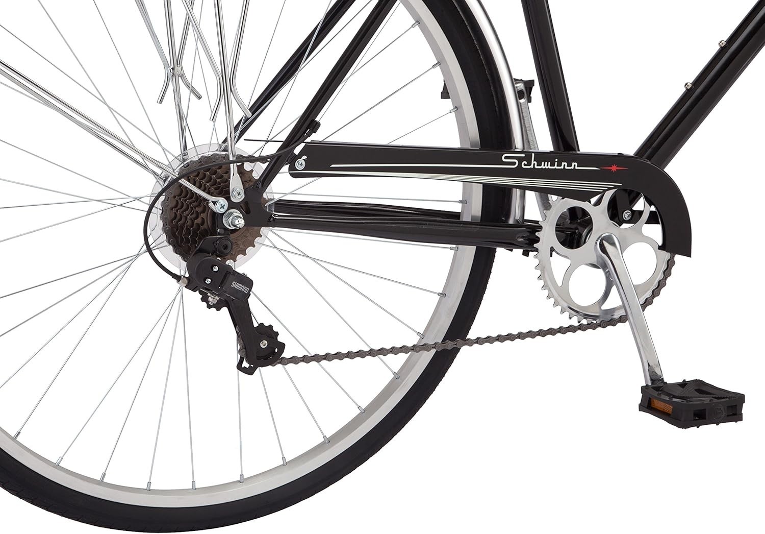 Stylish Wayfarer Hybrid Bike 700c - Retro Steel Frame & 7-Speed Convenience