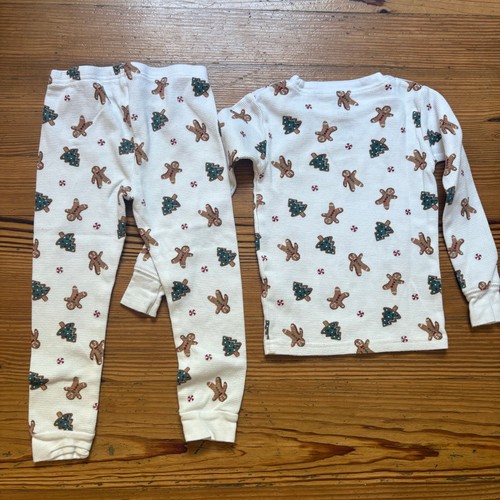 Carter's weiß Thermo Weihnachten Langarm Hose Kleinkind Pyjama Set GRÖSSE 3
