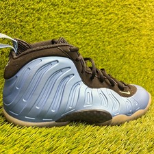 Nike Little Posite One GS Boys Size 6Y Blue Black Basketball Shoes Sneakers