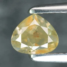 1.17 Ct Rare! 100% Natural No Treated I-1 Cushion Fancy Greenish Yellow Diamond