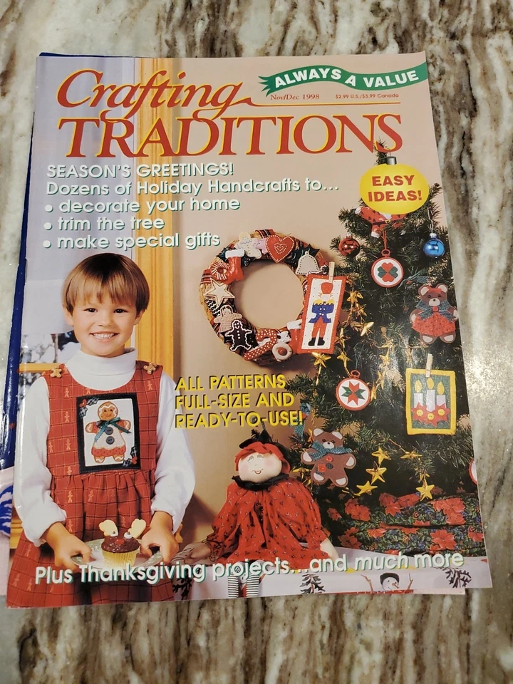 Lot Of 3 Crafting Traditions Magazines Nov/Dec '97 And '98, Jan/Feb '99 - Image 4 of 4