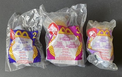 MCDONALDS 2001 PIXAR BUZZ LIGHTYEAR LOT OF 3 Sealed 2, 3, 6