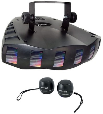 Chauvet DJ DERBY X DMX-512 LED Derby Club Light Effect DERBYX+Bluetooth Speakers