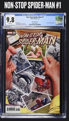 Non-Stop Spider-Man #1 Ross Variant Cover CGC 9.8 - Universal Baron Zemo Appears