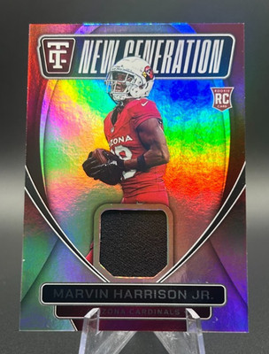Marvin Harrison Jr 2024 NFL Panini Totally Certified New Generation Patch RC