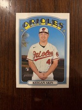 2021 Topps Heritage Keegan Akin #714 Rookie Short Print Baltimore Orioles SP