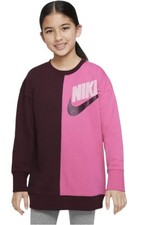 Nike Kid's Girl's Crew Dnc Sweatshirt Deep Purple