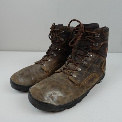 Danner Crafter 8'' Work Boots Mens Size 14 Brown Leather Waterproof Danner Dry