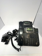 Lot of 2 Qwest Business Phones HASNSQ412 4 Lines With Power Cords and Stands