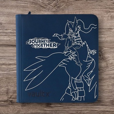 Vault X - 12 Pocket eXo-Tec Zip Binder Folder - blue Pokemon Journey Together 