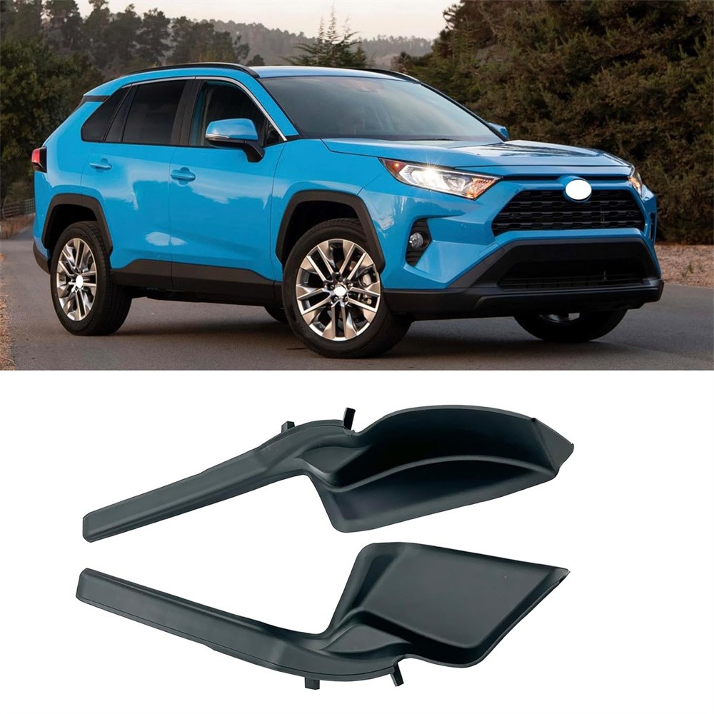Pair Front Wiper Side Cowl Extension Cover Trim For Toyota RAV4 2021-2024 Prime