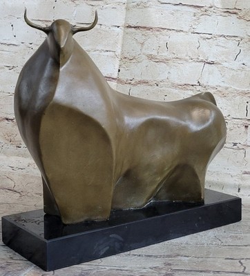 Modern Art Abstract Bull Bronze Figurine BOTERO Statue Sculpture Figurine Statue